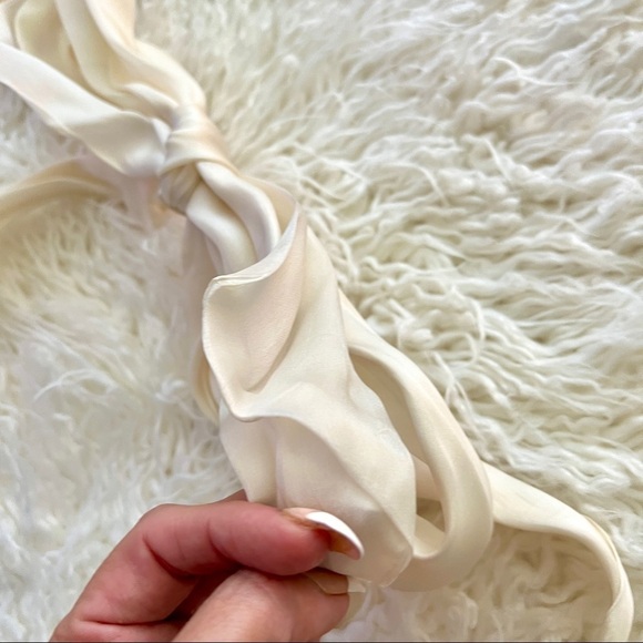 Stunning Handmade Custom Organza Silk Rhinestone Wedding Dress Belt! 😻👀😻 - Picture 4 of 5